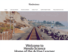 Tablet Screenshot of hendoscience.com